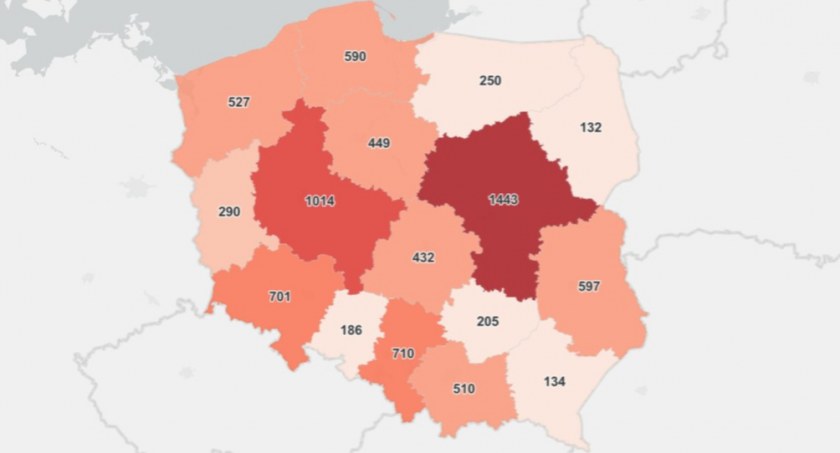 Z dnia na dzień mniej zakażeń 