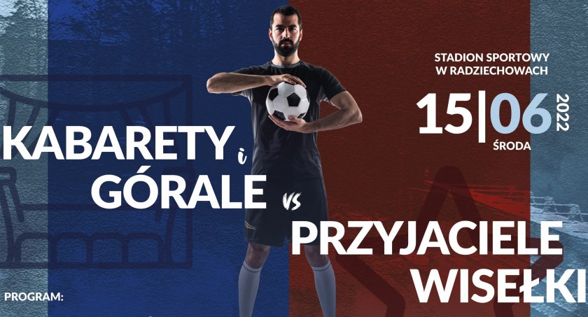 Zaproszenie na mecz charytatywny z udziałem polskich gwiazd sportu i scen estradowych 