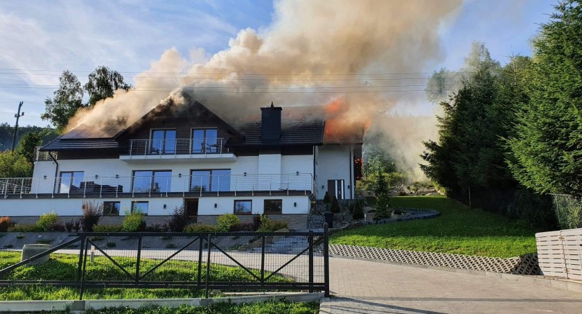 Pożar pensjonatu na zboczu Żaru 