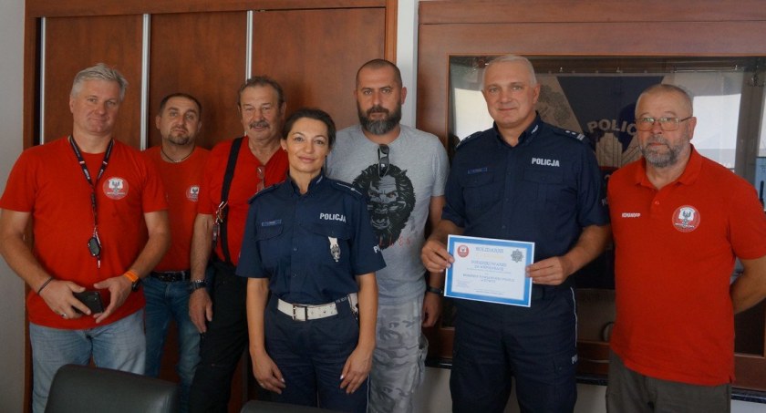 Solidarni z Ukrainą – podziękowania dla żywieckich policjantów