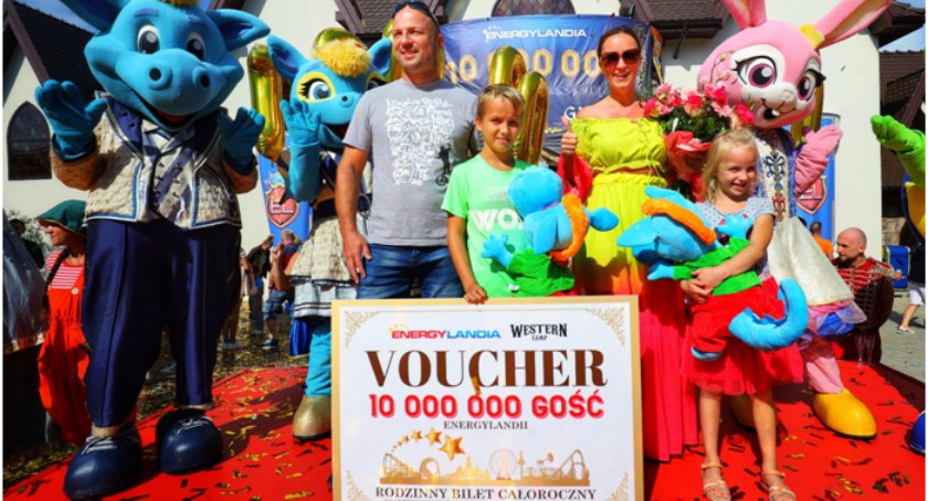 10 milionowy Gość odwiedził dziś Park Rozrywki Energylandia!