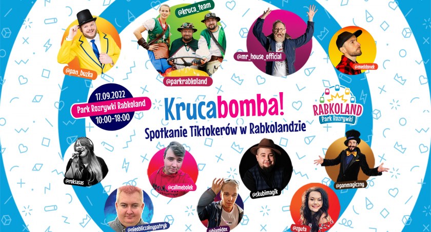 Krucabomba! Spotkanie tiktokerów w Rabkolandzie już w sobotę 17 września