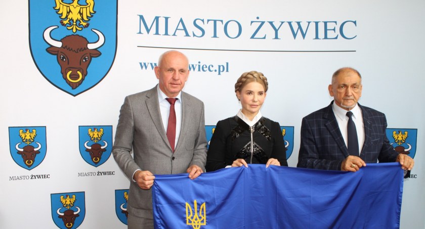 Julia Tymoszenko gościła w Żywcu. Spotkała się z burmistrzem miasta