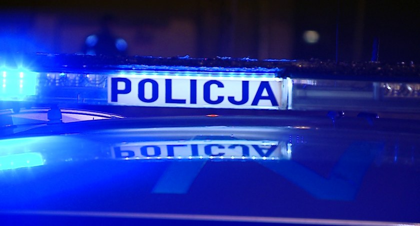Na widok policjantów zaczął uciekać