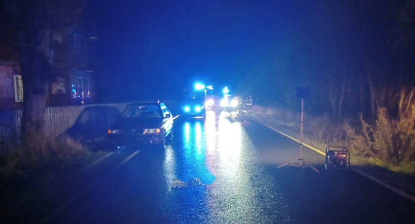 Nie żyje pieszy potrącony po zmroku. Apel policji 