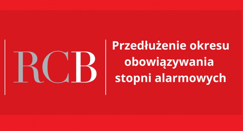 Przedłużenie obowiązywania stopni alarmowych do 28 lutego 2023r.