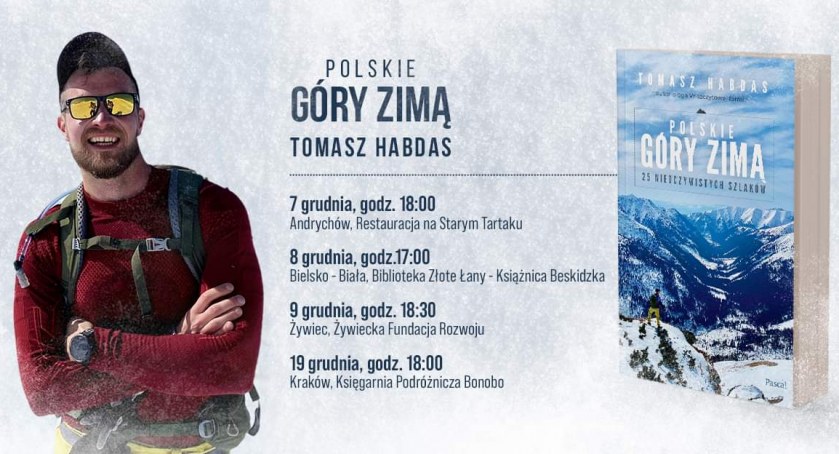 Spotkanie autorskie z Tomaszem Habdasem, górskim influencerem.