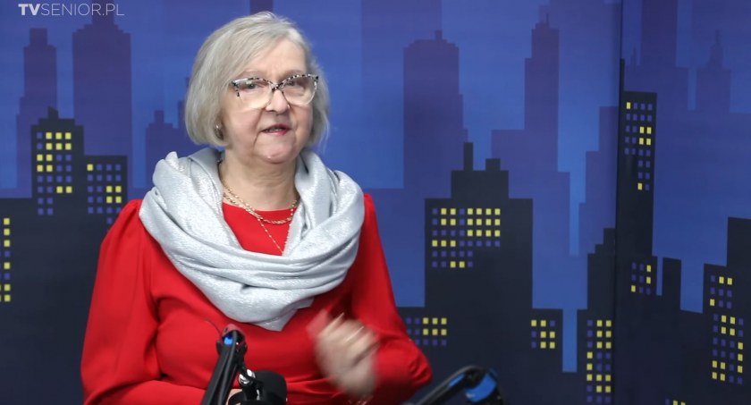 Wystąpienie Ireny Wójcik wiceprezes stoważyszenia Amazonek Żywieckich w Tv Senior.
