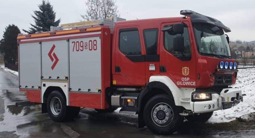 Wypadek w Gilowicach 