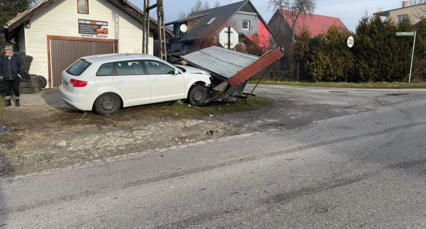 Wypadek w Ślemieniu