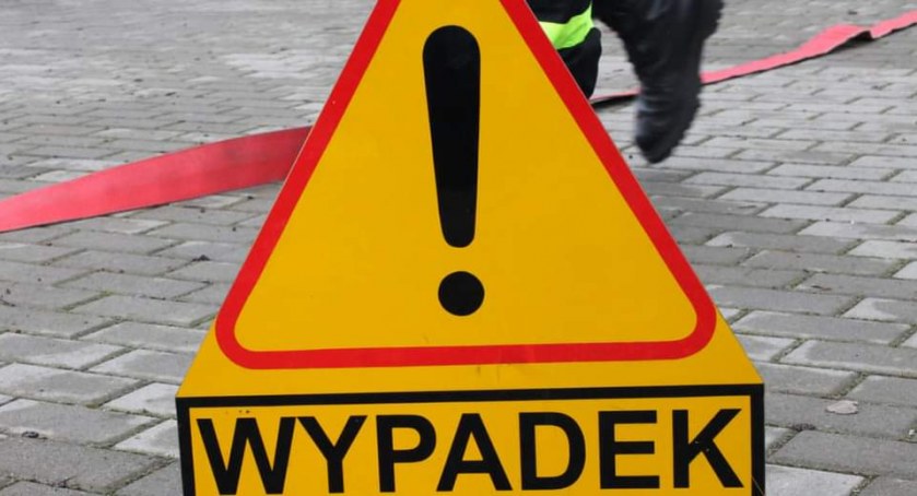 Wypadek w miejscowości Cisiec
