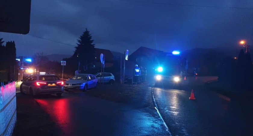 Osp Lipowa zderzenie dwóch pojazdów 