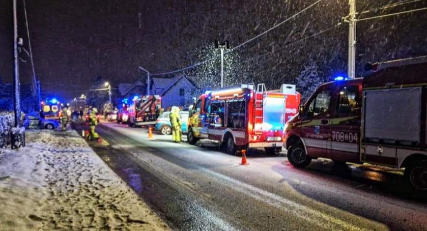 Dzisiejsza noc była intensywna dla strażaków