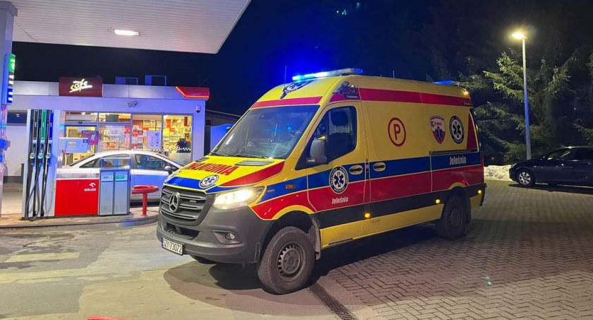 Zatrzymanie krążenia na stacji benzynowej