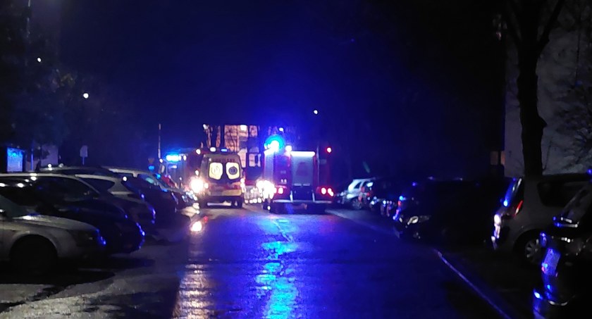 Ciężka noc dla Strażaków