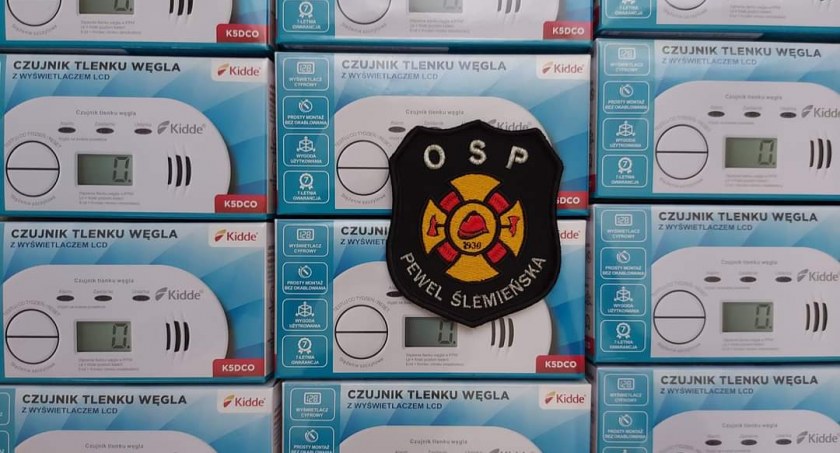 Czujki czadu ratują życie, akcja OSP Pewel Ślemieńska 
