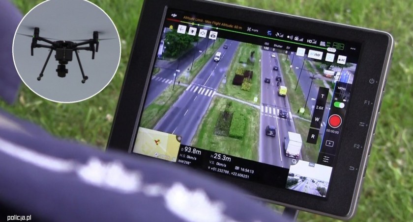 Policja będzie kontrolować kierowców za pomocą dronów