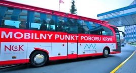 Zdjęcie przedstawia: Akcja Poboru Krwi w Gminie Węgierska Górka