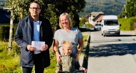Nowy chodnik w Żabnicy – większe bezpieczeństwo dla …