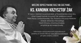 Zmarł ks. kan. Krzysztof Żak – proboszcz parafii w K…