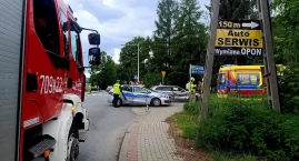 Kolizja dwóch aut w Łodygowicach na ulicy Kasztanowe&hellip;