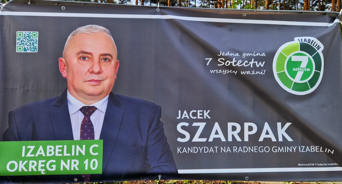 JACEK SZARPAK ZOSTAŁ RADNYM GMINY IZABELIN