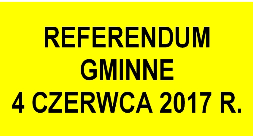 BĘDZIE REFERENDUM GMINNE