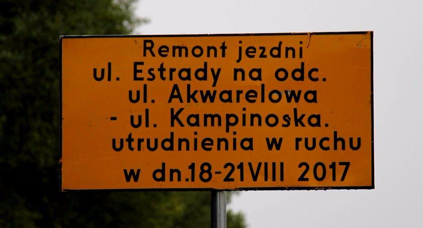TRWA MODERNIZACJA ULICY ESTRADY