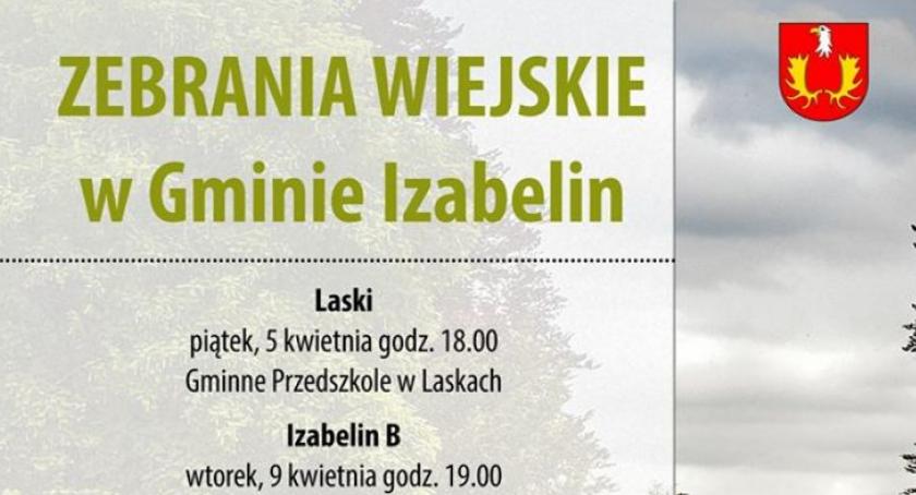 ZAPRASZAMY NA ZEBRANIA WIEJSKIE