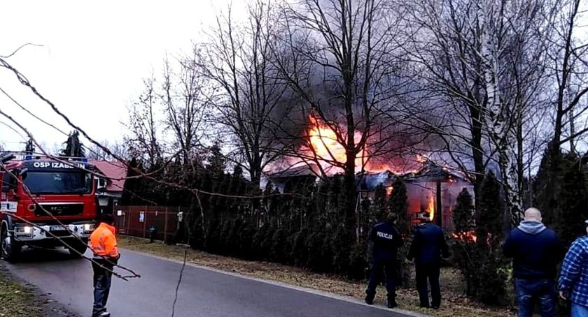POŻAR DOMU PRZY UL. PIETKIEWICZA