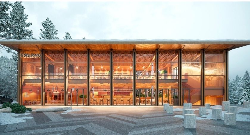 Gwarno – pod Gubałówką powstaje nowa przestrzeń kulturalna i stylizowany górską architekturą resto browar
