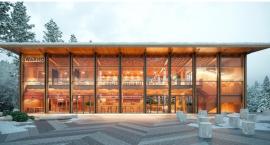 Zdjęcie przedstawia: Gwarno – pod Gubałówką powstaje nowa przestrzeń kulturalna i stylizowany górską architekturą resto browar