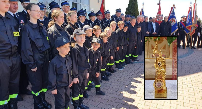 Uroczyste wprowadzenie relikwii św. Floriana w Podwilku