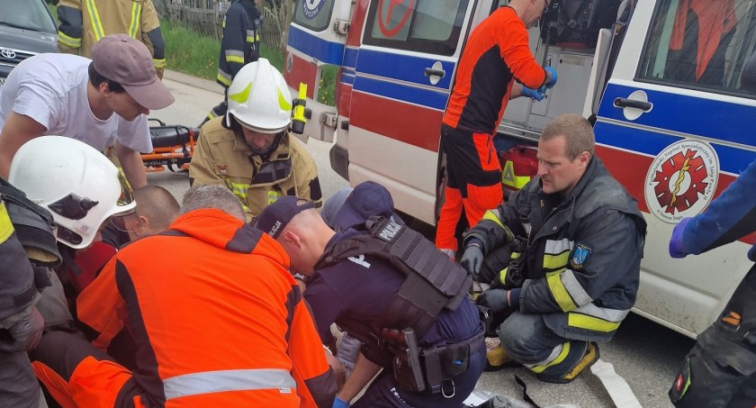 Wypadek na quadzie