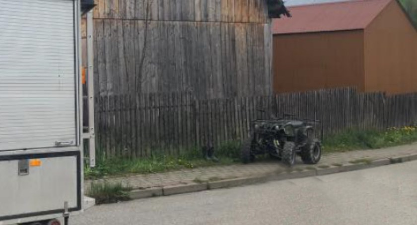 Przygnieciony przez quada miał 1,5 promila - przeżył dzięki wzorowej postawie mieszkańca Jaworek 