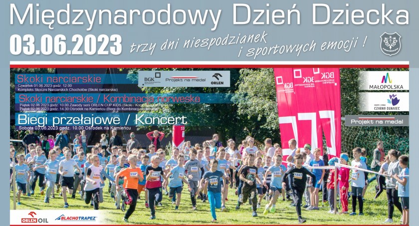 Sportowy Międzynarodowy Dzień Dziecka w Chochołowie - zaproszenie dla najmłodszych 
