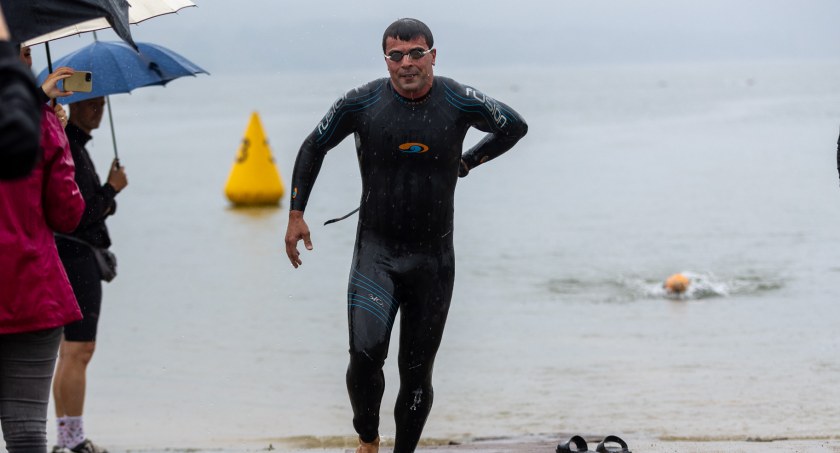 Deszczowy Frydman Triathlon