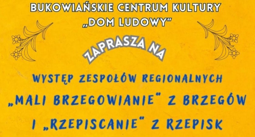 Występ dziecięco-młodzieżowych zespołów regionalnych