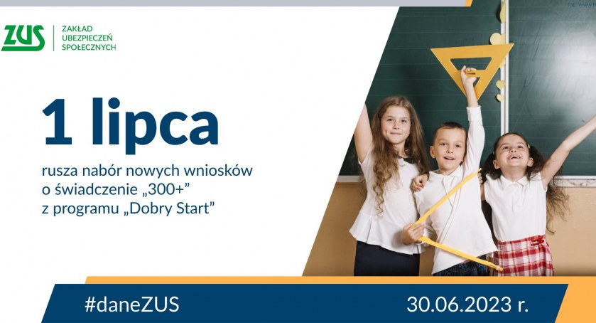 ZUS: od 1 lipca można składać wnioski o „300 plus”