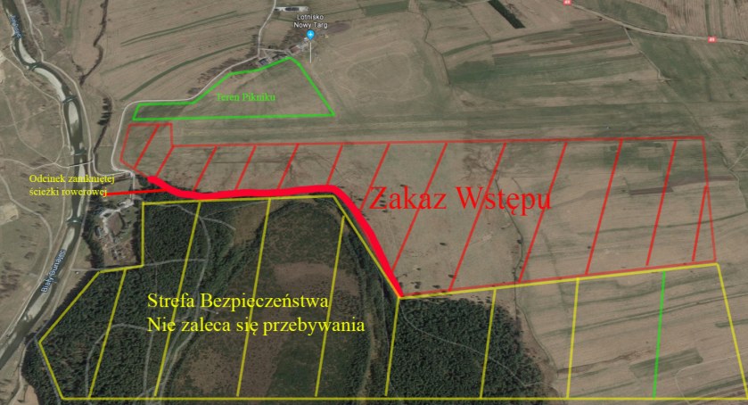 Utrudnienia - Ścieżka pieszo-rowerowa wokół Boru na Czerwonem zamknięta
