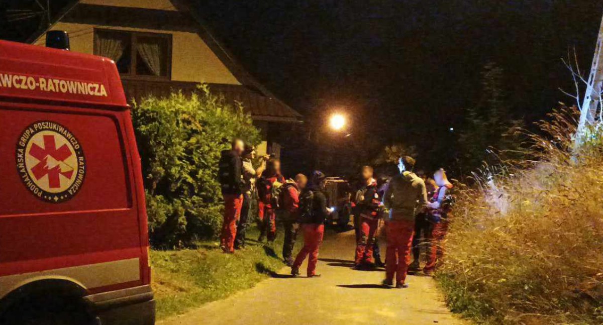 Poszukiwania w Pyzówce