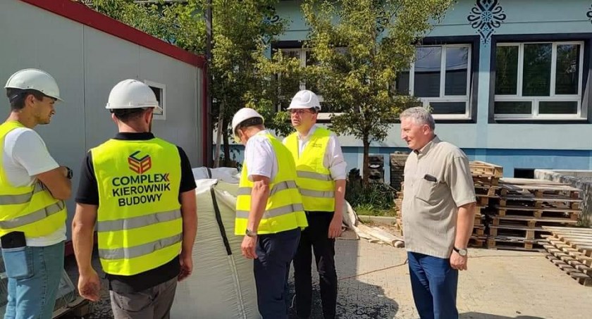 Budowa budynku Zespołu Szkół Nr 1 na ukończeniu