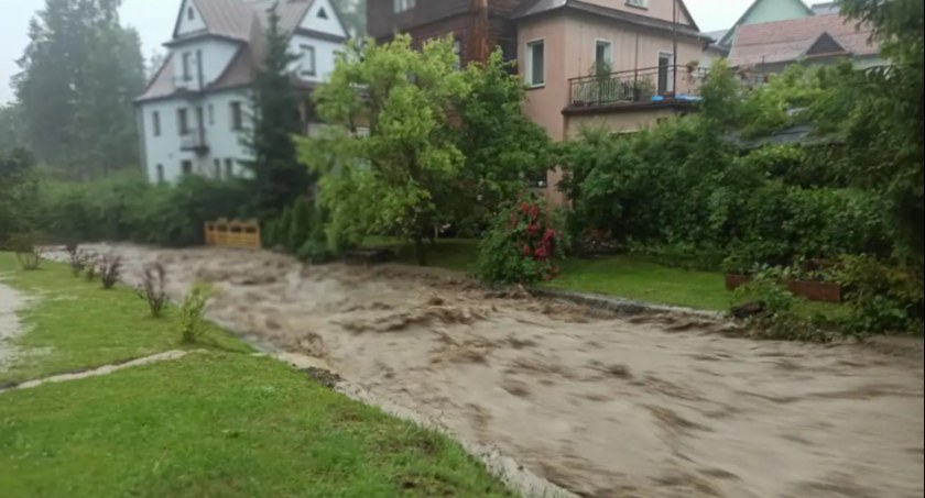 Rabka-Zdrój zalana