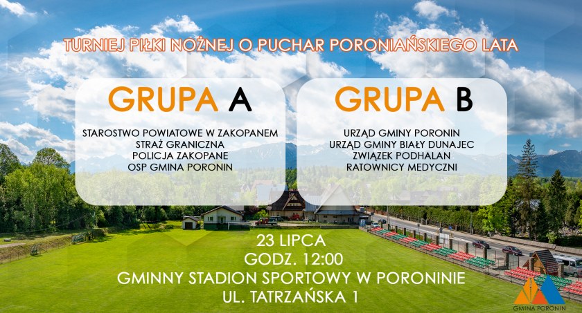 Rozlosowano drużyny do Turnieju Piłki Nożnej o Puchar Poroniańskiego Lata