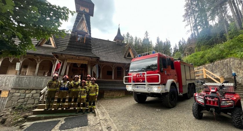 Pożar w Sanktuarium na Wiktorówkach - mogło dojść do tragedii