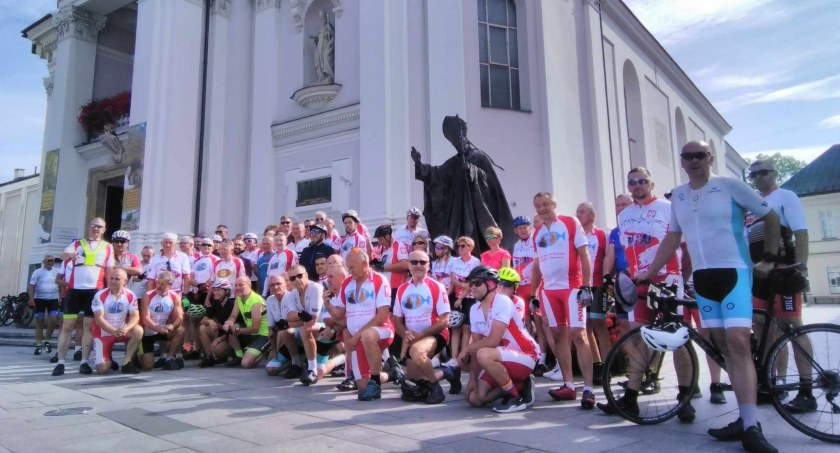 Śladami Jana Pawła II i postój u Maksymiliania Marii Kolbego - XV Góralska Pielgrzymka Rowerowa Zakopane – Hel – Wilno