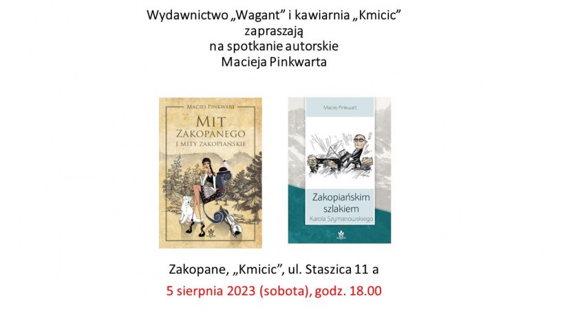 Spotkanie autorskie Macieja Pinkwarta 