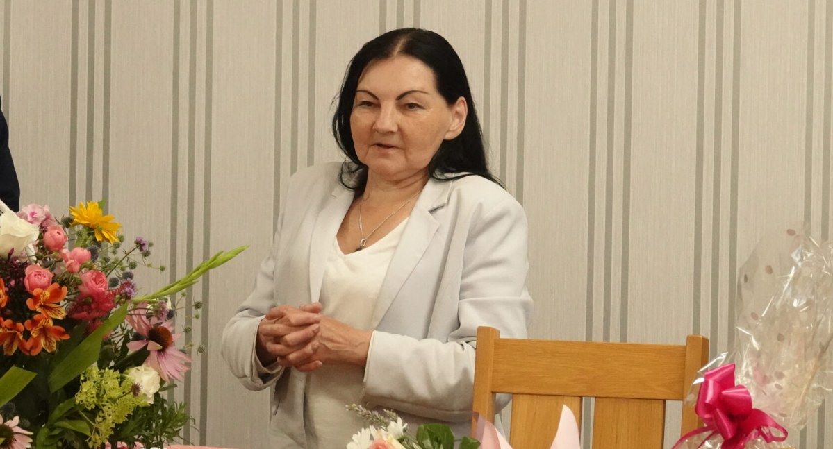 Uroczyste pożegnananie sekretarz gminy Ochotnica Dolna Marii Łojas-Jurkowskiej