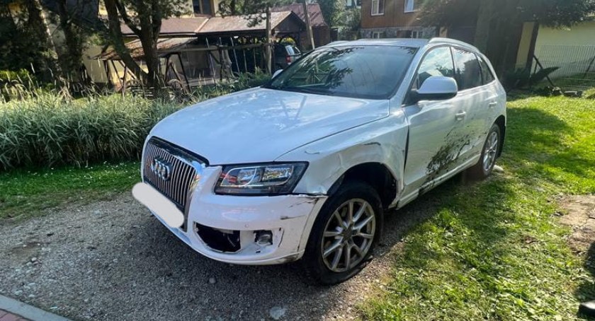 Kierowca audi ukarany mandatem