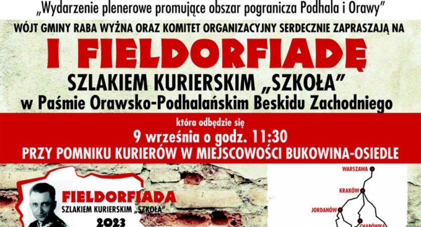 I Fieldorfiada Przez Zieloną Granicę – Szlakiem Kurierskim „ Szkoła”